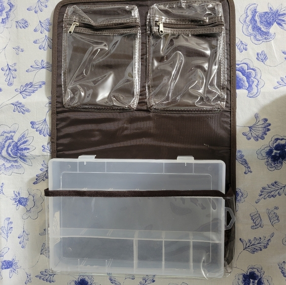 16 pc Craft Lot Carry Cases, Crochet and Embroidery Kit, Dried Flowers, Tags. - Picture 11 of 11